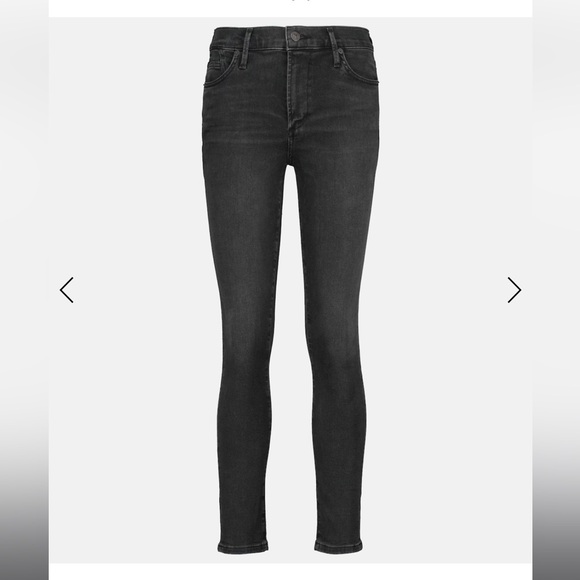 Citizens of Humanity “Rocket” high rise skinny in distressed black in size 26. - Picture 1 of 11